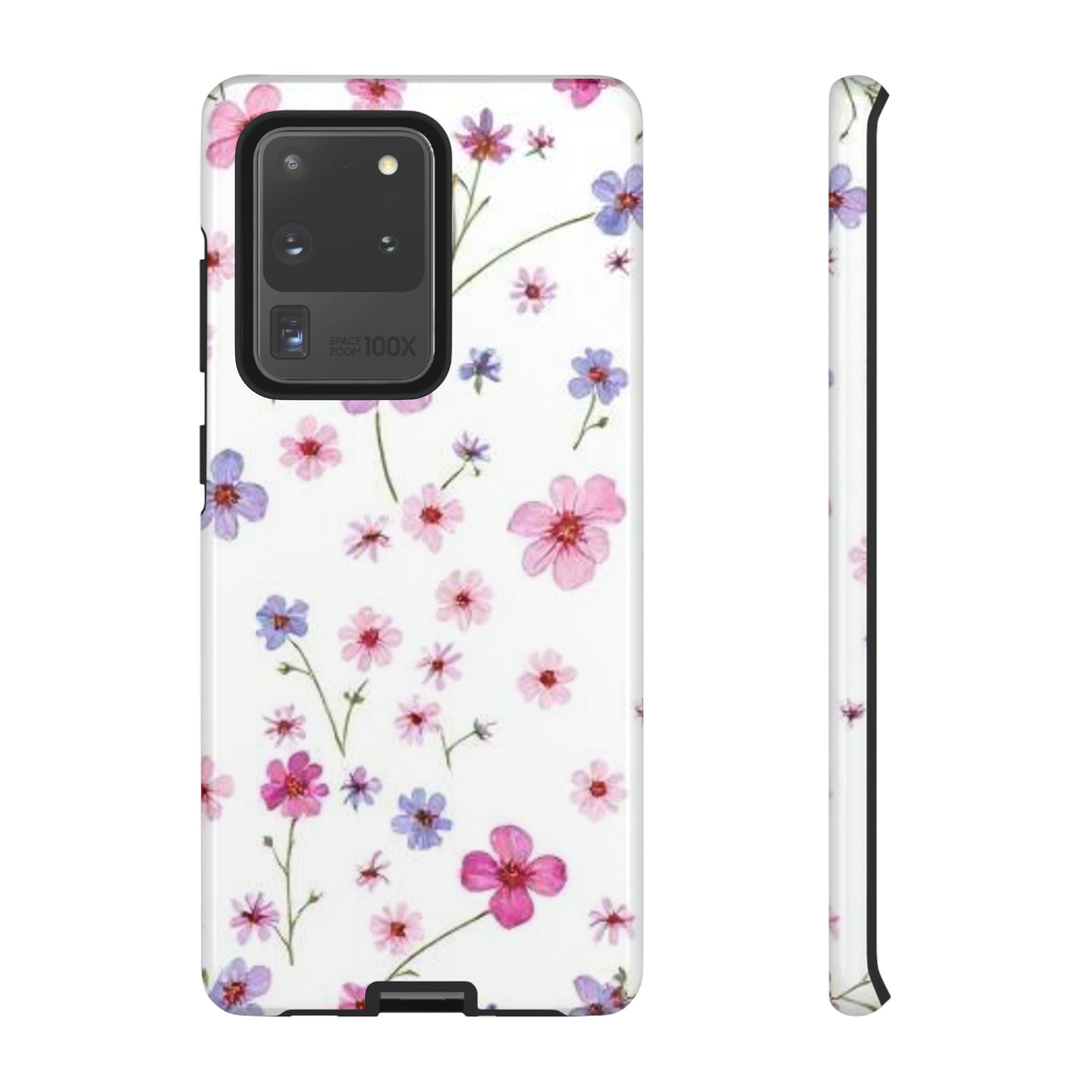 Pink Wildflower Tough Case for Android