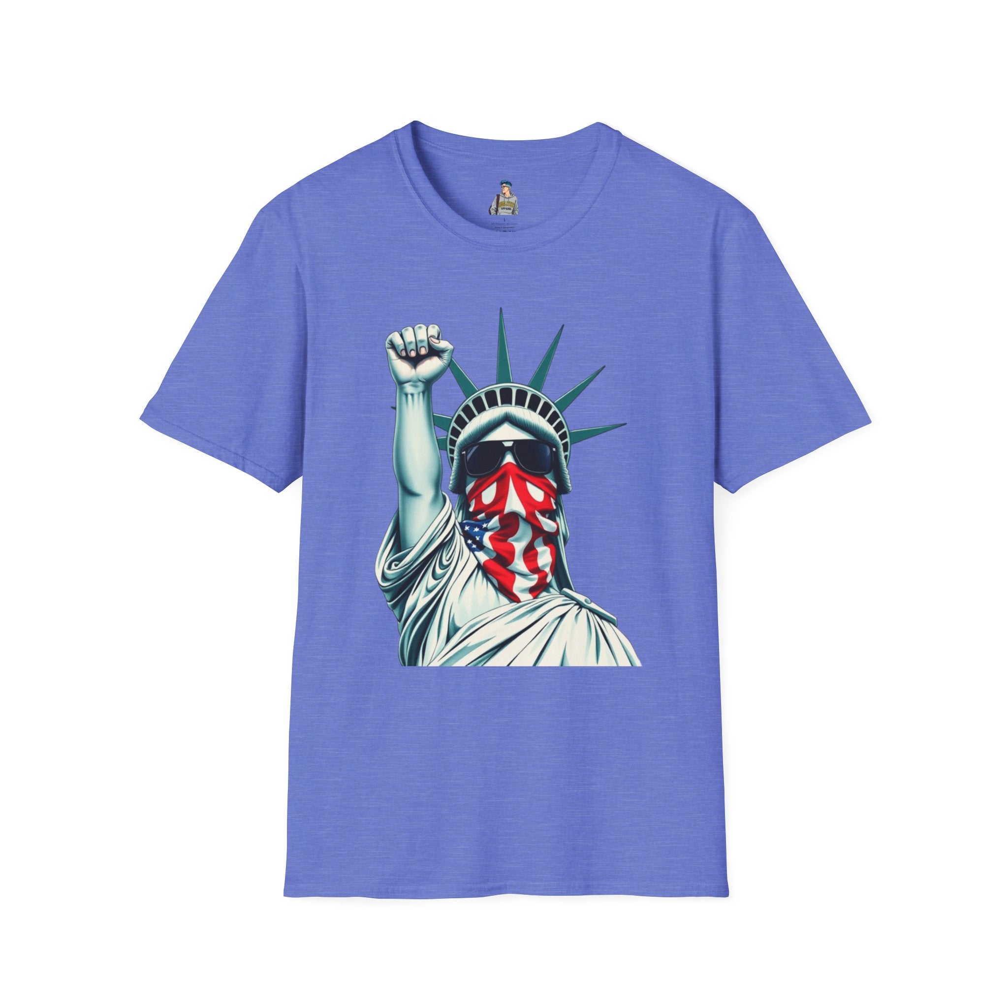 Resist - Patriotic Statue of Liberty T-Shirt - Unisex Softstyle Tee