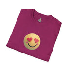 Heart Eyes Emoji - Unisex Softstyle T-Shirt