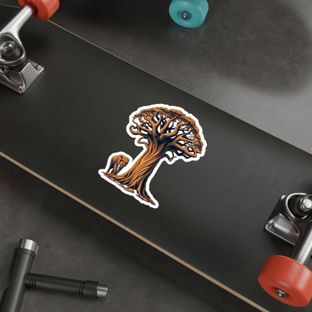 Die-Cut Stickers - Baobab Tree & Elephant