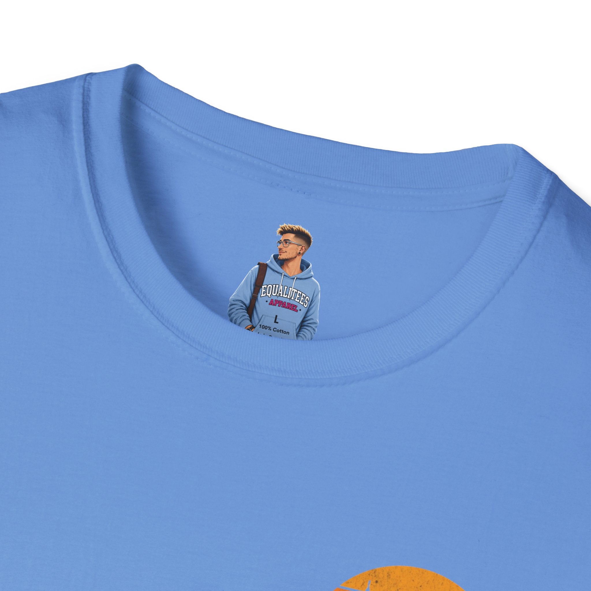 Unisex Softstyle T-Shirt - 'I'd Rather Be Camping' Adventure Tee