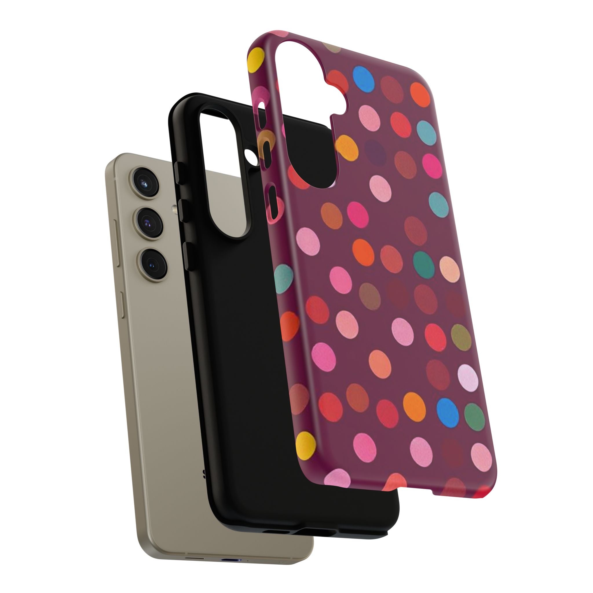 Polka-Dot Colorful Tough Case for Android