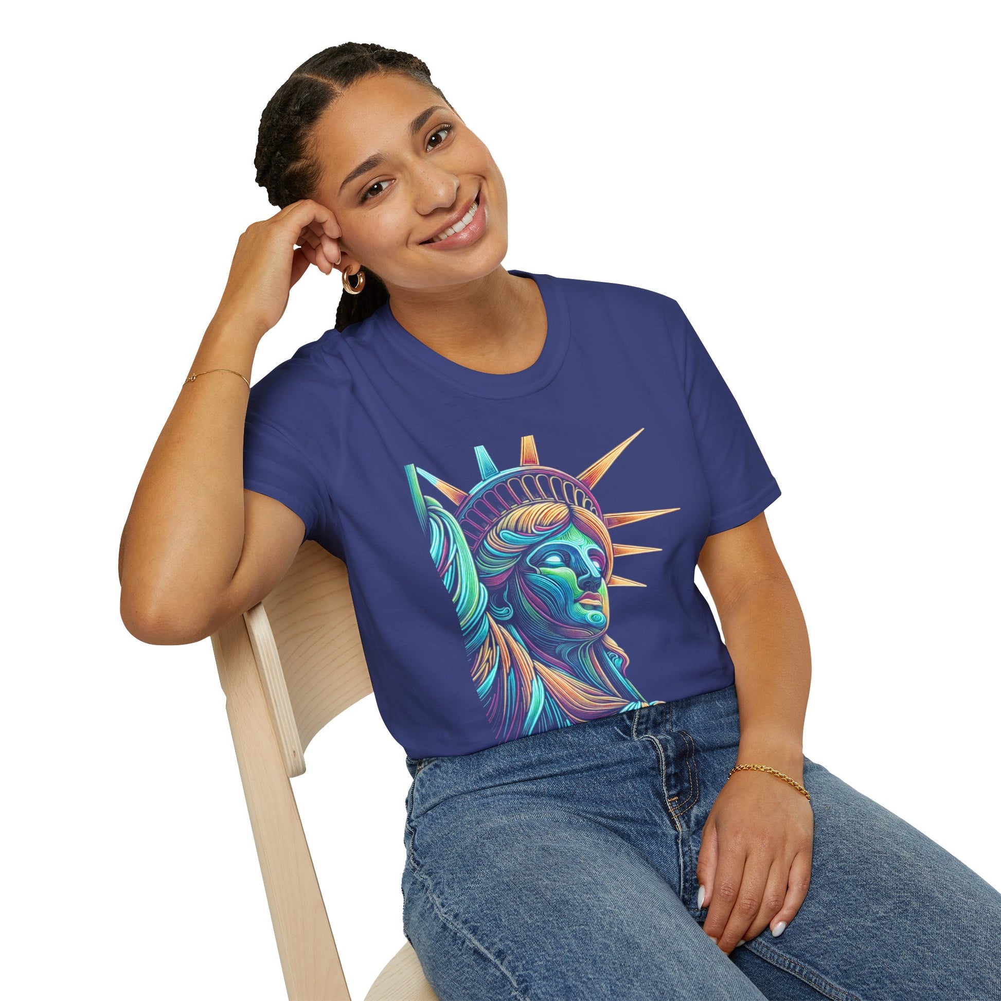 Lady Liberty - Softstyle Unisex T-Shirt