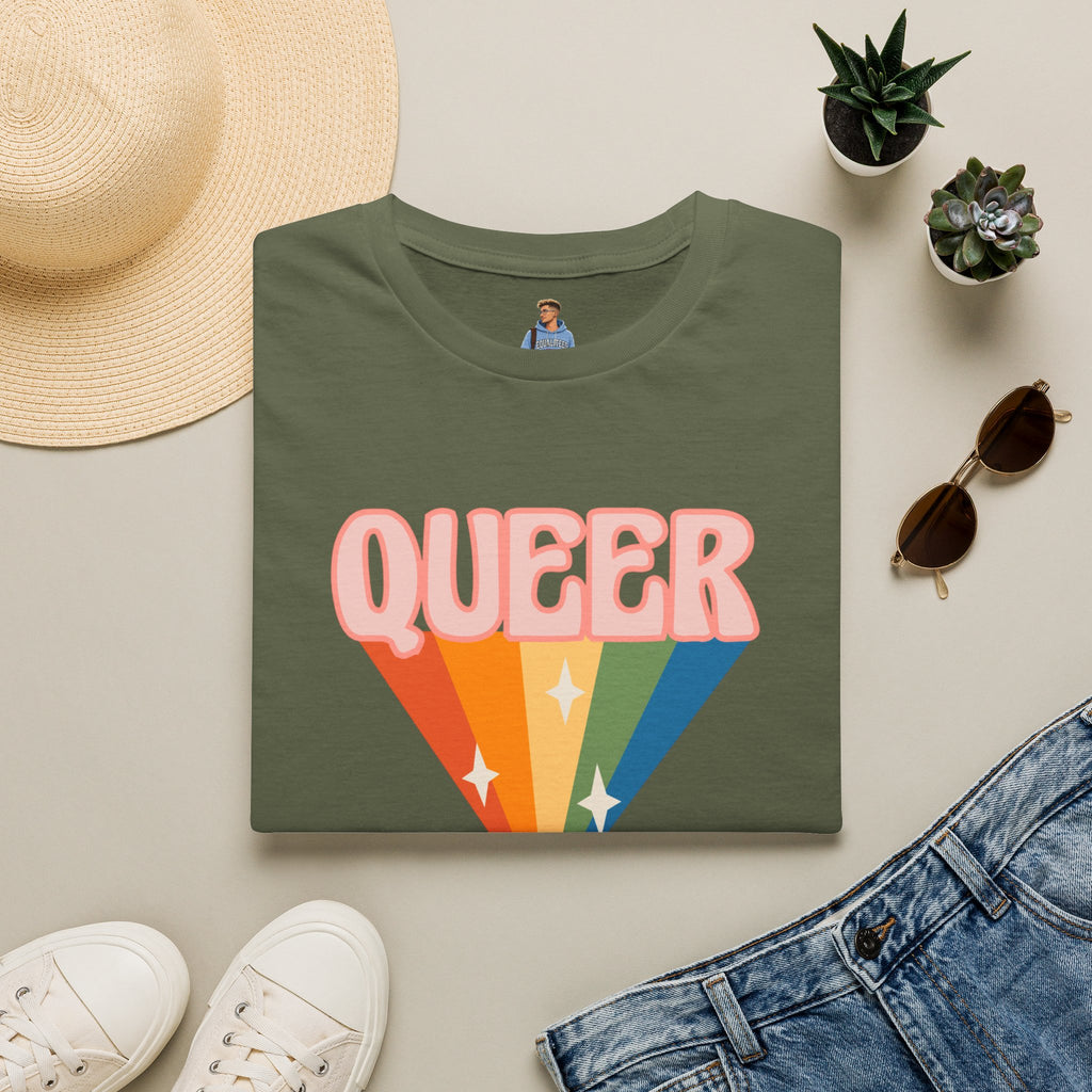 Queer Rainbow Sparkle Pride Tree Las Vegas T-Shirt