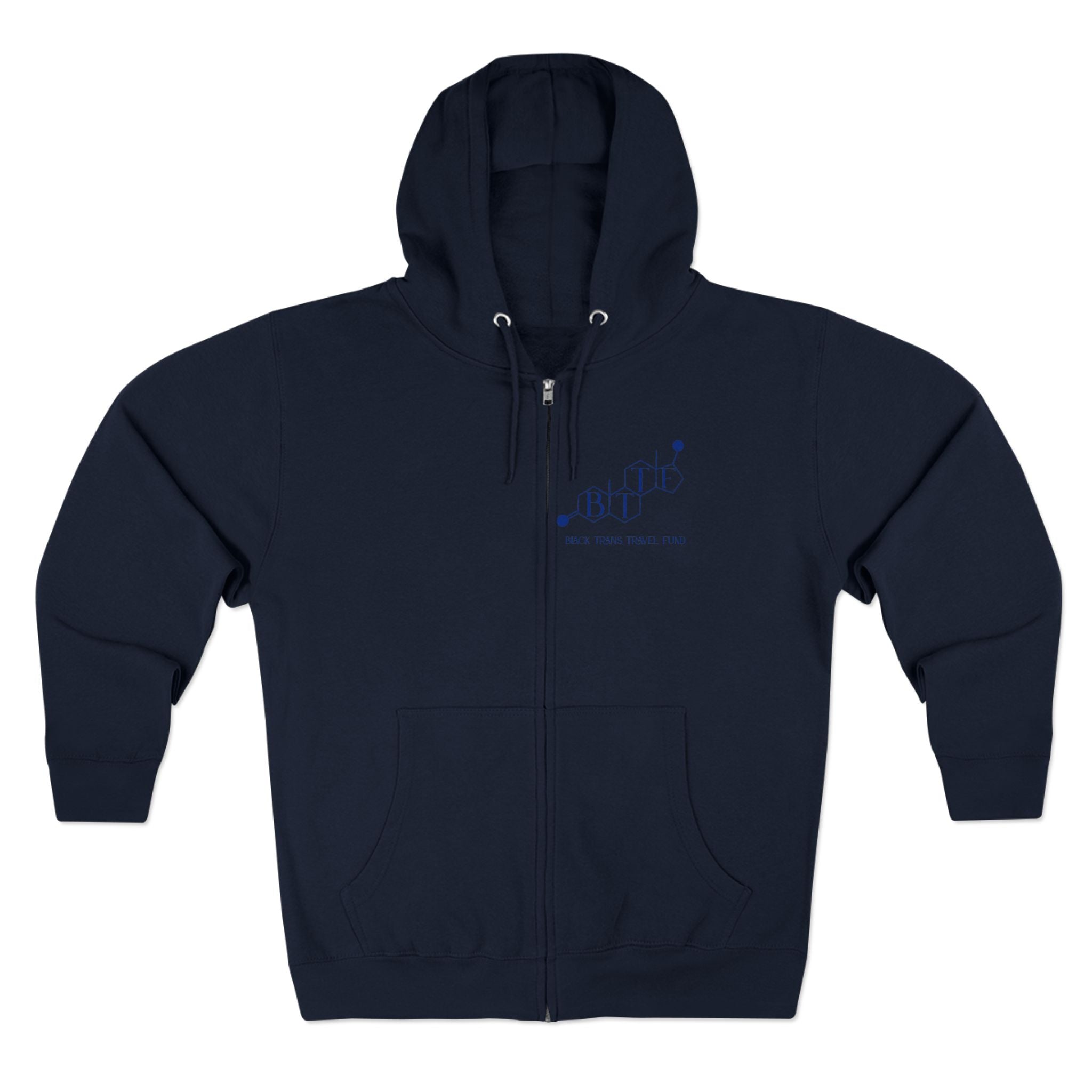 BTTF - Black Trans Travel Fund Unisex Zip-Up Hoodie