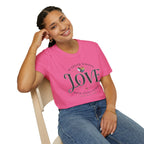 Love Is Never Wrong T-Shirt — LGBTQ+ Pride Heart Tee