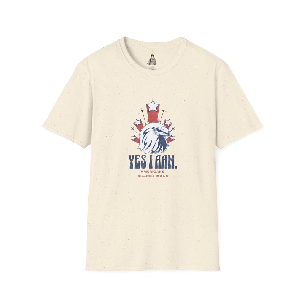 Americans Against MAGA Red Patriots Unisex Softstyle T-Shirt