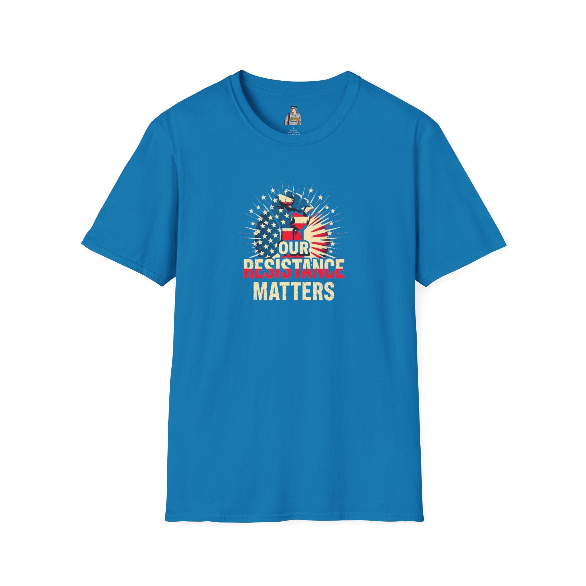 Patriotic Activism T-Shirt - Our Resistance Matters & Save Democracy Designs
