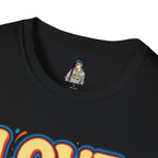 T-Shirt — "Love & Let Love" Retro Rainbow Peace Tee