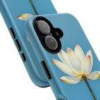 Open White Peace Lily Design Tough Case For Android & iPhone