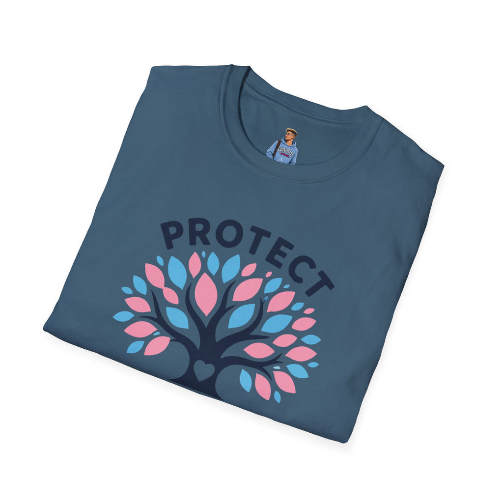 Protect Trans Kids Pride Tree Las Vegas T-Shirt