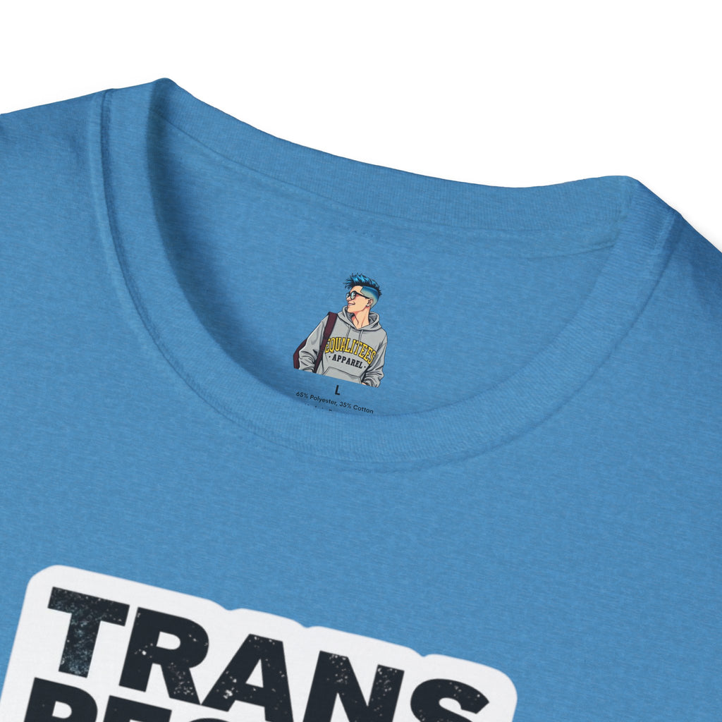 Unisex Softstyle T-Shirt - 'Trans People Exist. Trans People Matter.' Equality Apparel