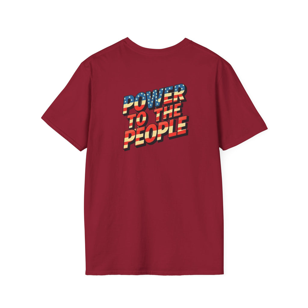Power to the People Unisex Softstyle T-Shirt Classic Protest Tee