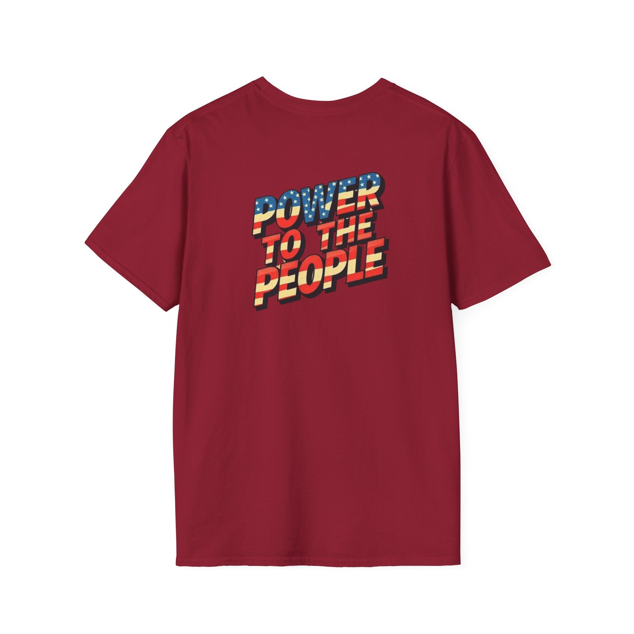 Power to the People Unisex Softstyle T-Shirt Classic Protest Tee