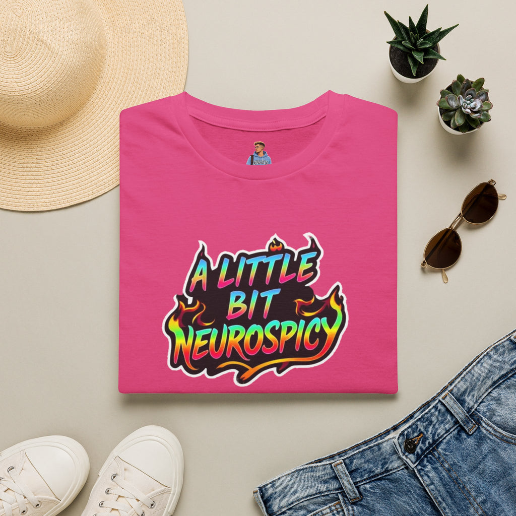 A Little Bit Neurospicy Unisex Softstyle T-Shirt - Fun & Quirky Graphic Tee for Neurodivergent Awareness