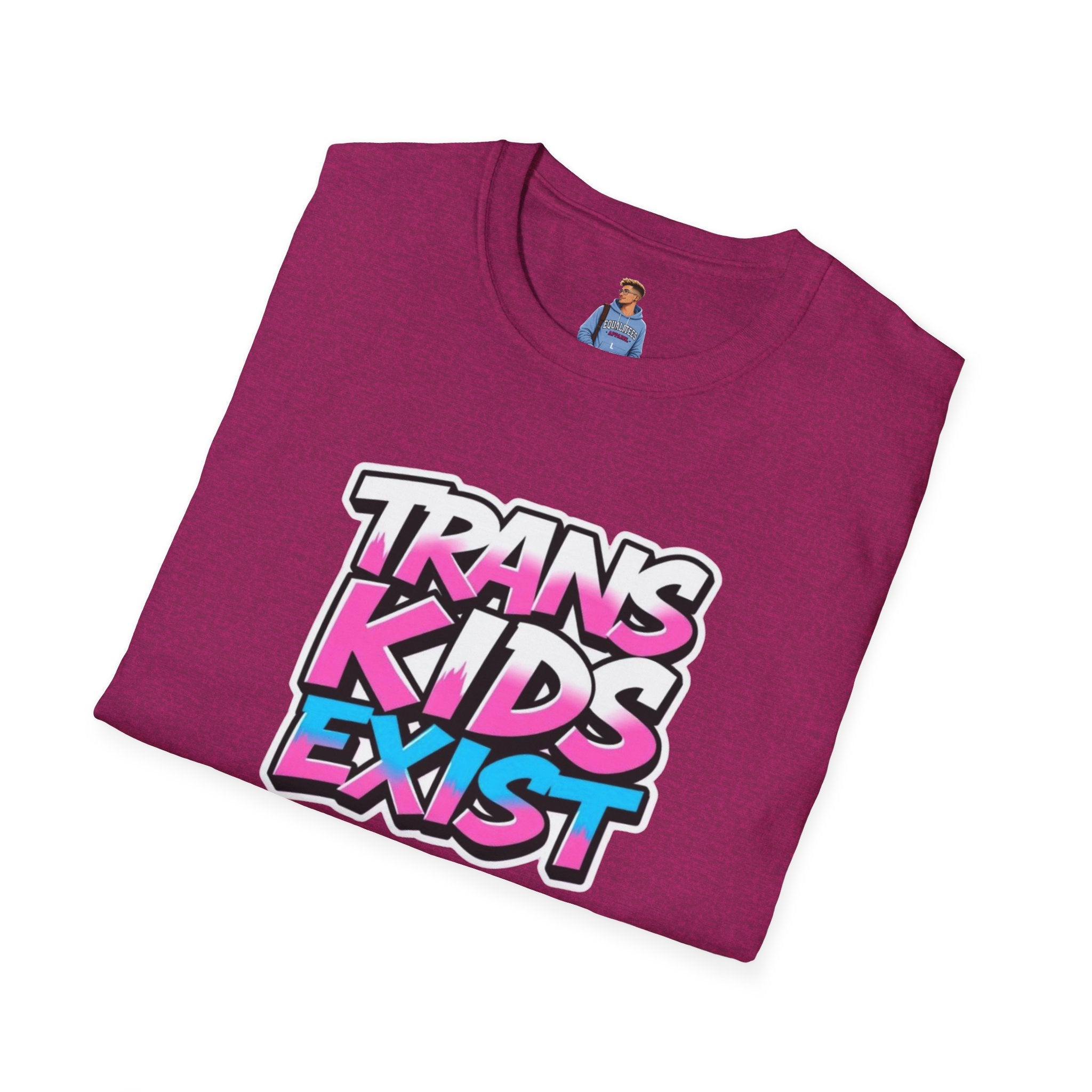 Trans Kids Exist Unisex Softstyle T-Shirt