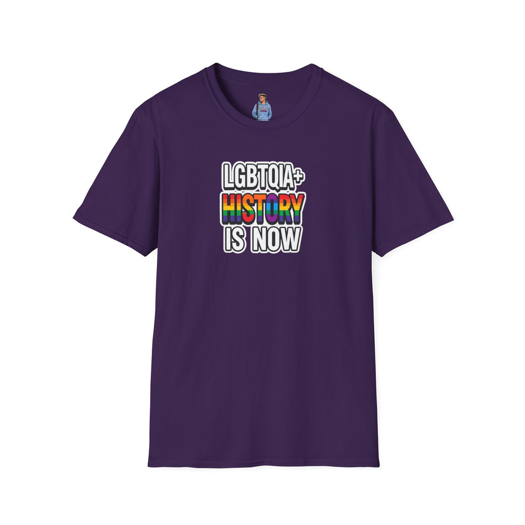 LGBTQIA+ History Is Now T-shirt