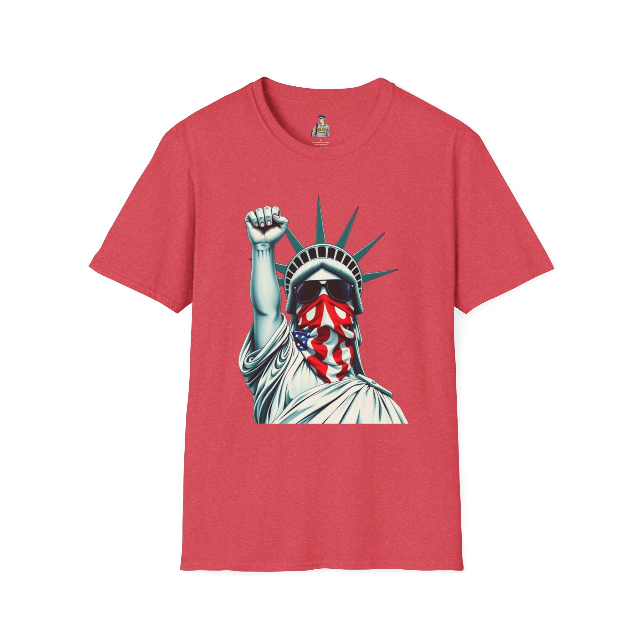 Resist - Patriotic Statue of Liberty T-Shirt - Unisex Softstyle Tee
