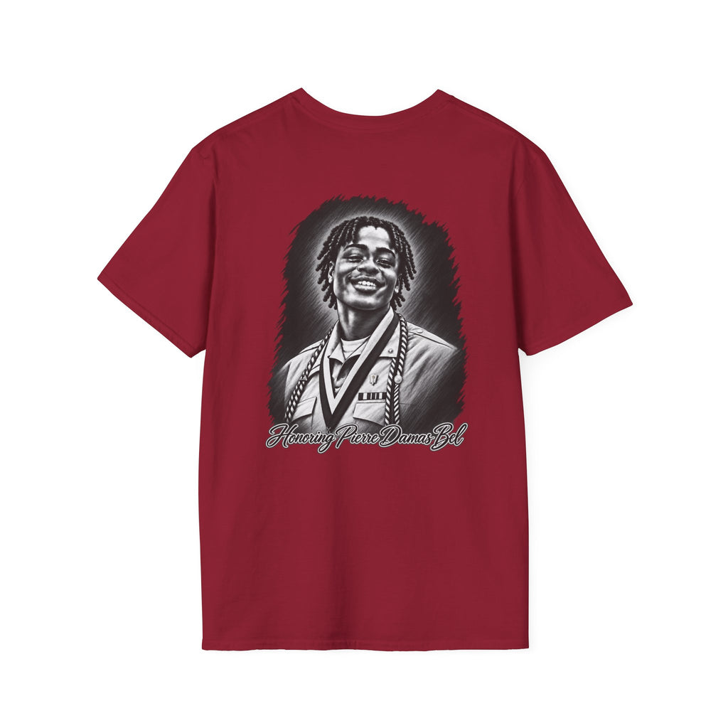 Portrait Front and Back - In Memory of Pierre Damas Bel T-Shirt