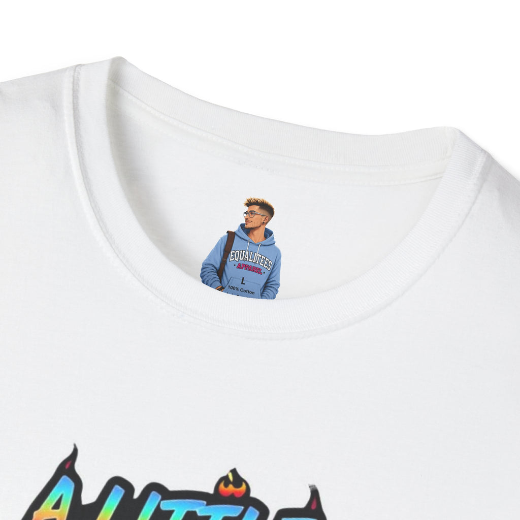 A Little Bit Neurospicy Unisex Softstyle T-Shirt - Fun & Quirky Graphic Tee for Neurodivergent Awareness