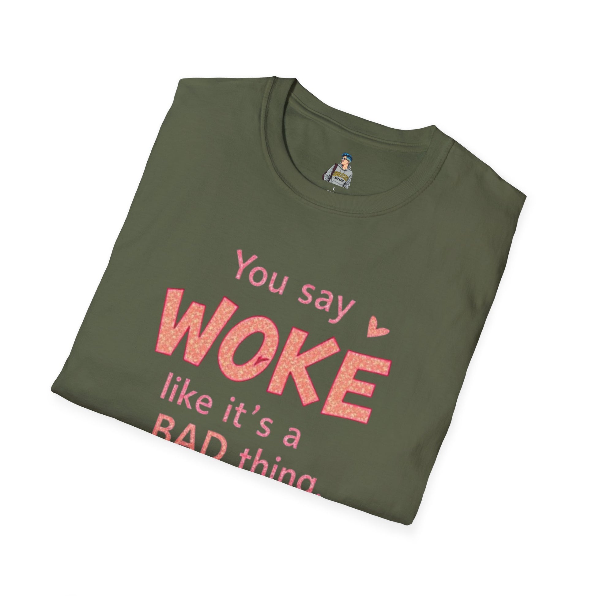 Woke is Empathy Unisex Softstyle T-Shirt - Bold Statement Tee for Everyday Activists