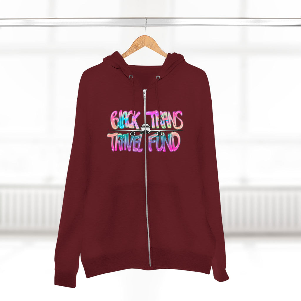 BTTF - Black Trans Travel Fund Unisex Zip-Up Hoodie