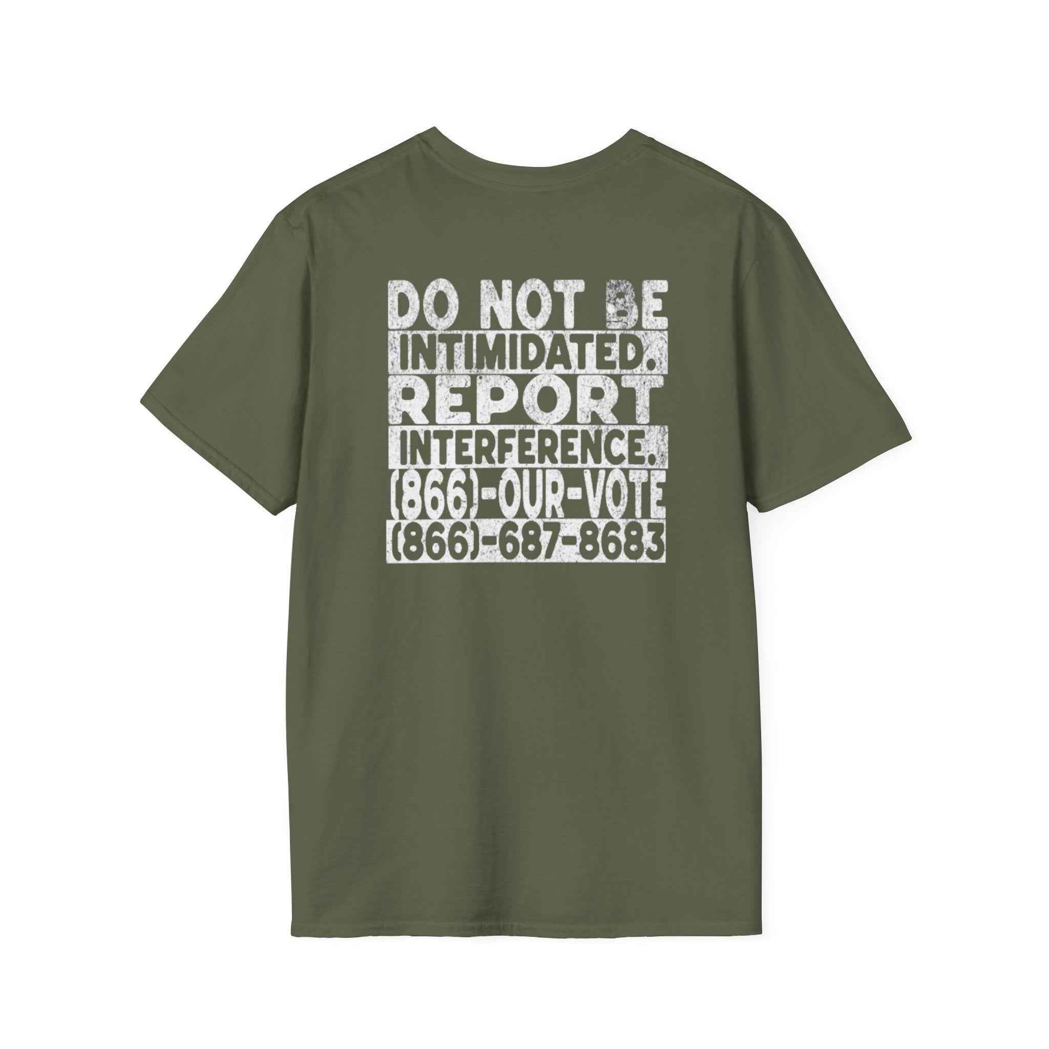 Do Not Be Intimidated Know Your Rights Voting Tee-English