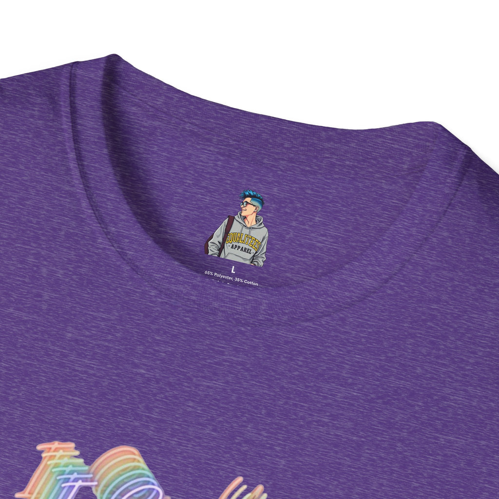 I See You Unisex Softstyle T-Shirt - Colorful Wave Design for LGBTQ+ Visibility