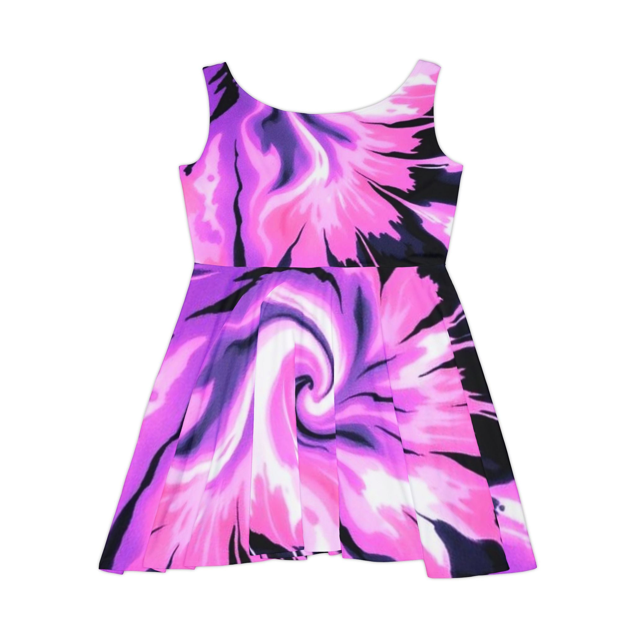 Tie-Dye Skater Dress - Perfect for Summer Outings & Festivals