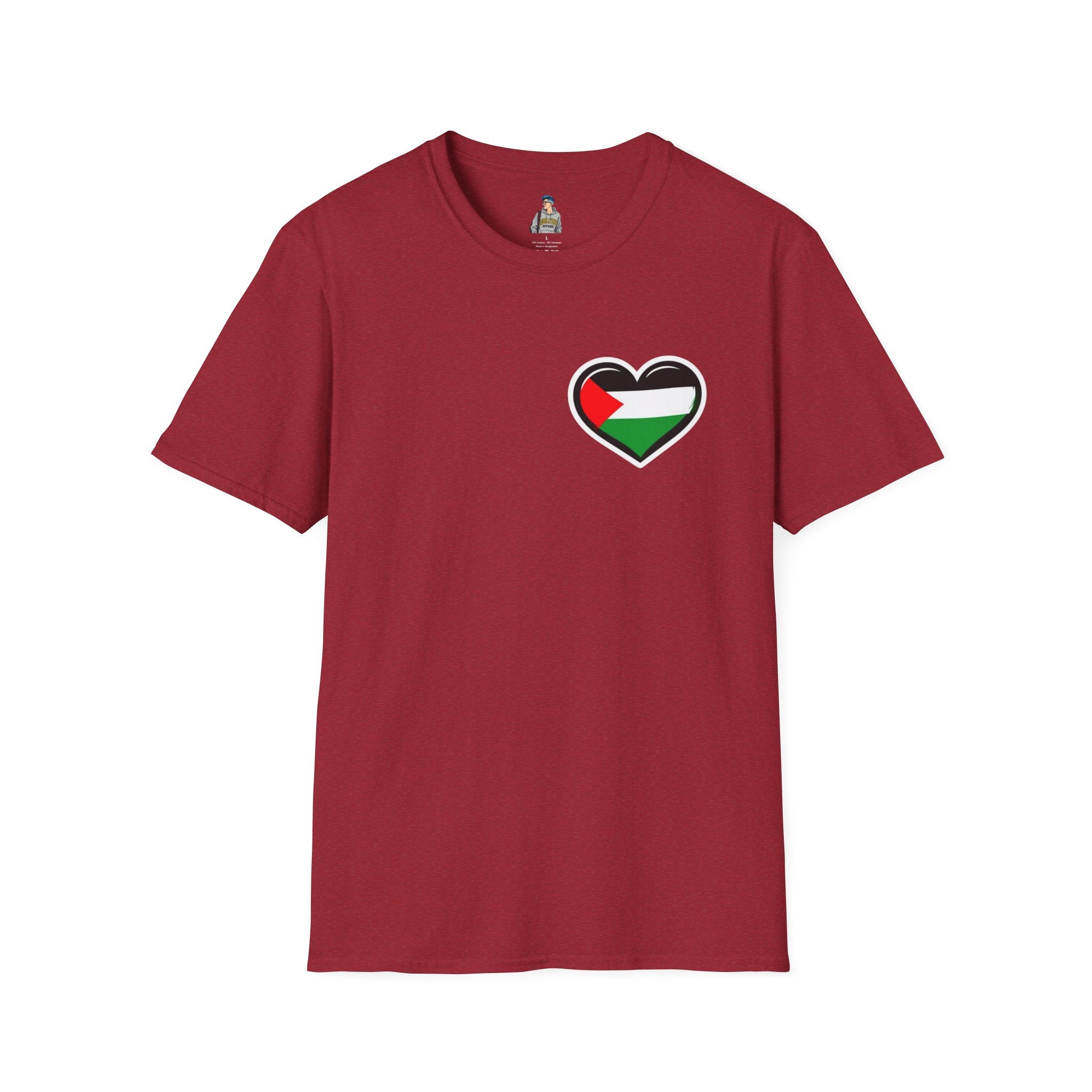 Unisex Softstyle T-Shirt: Stand with Gaza & We Are All Palestine Graphic Tee
