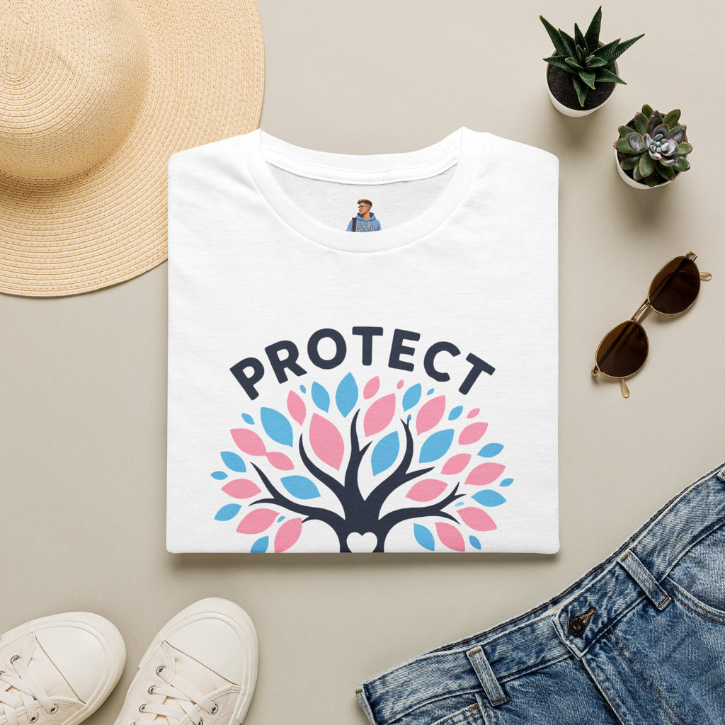 Protect Trans Kids Pride Tree Las Vegas T-Shirt