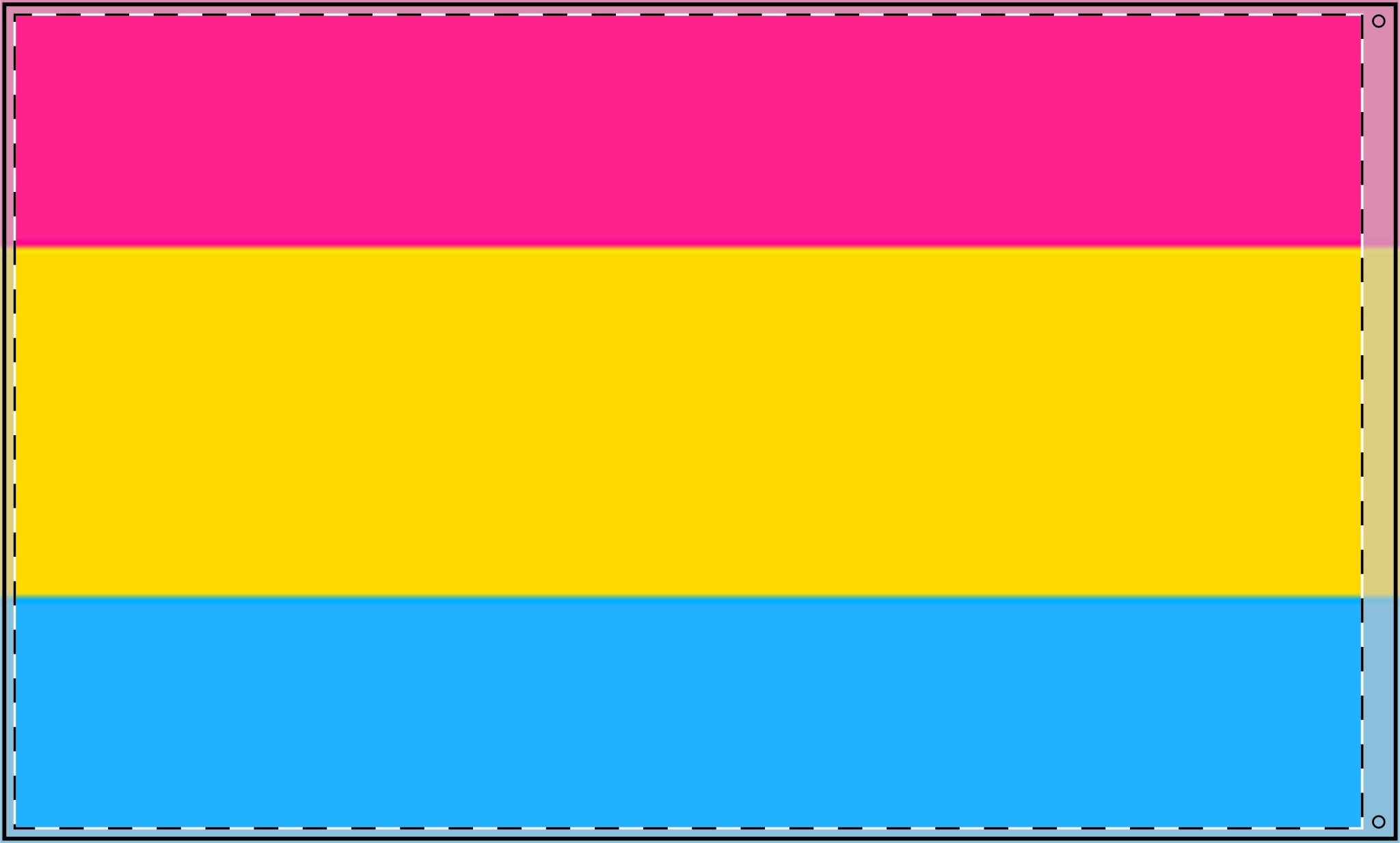 Vibrant Double Sided Pansexual Pride Flag - Perfect for Celebrations & Events