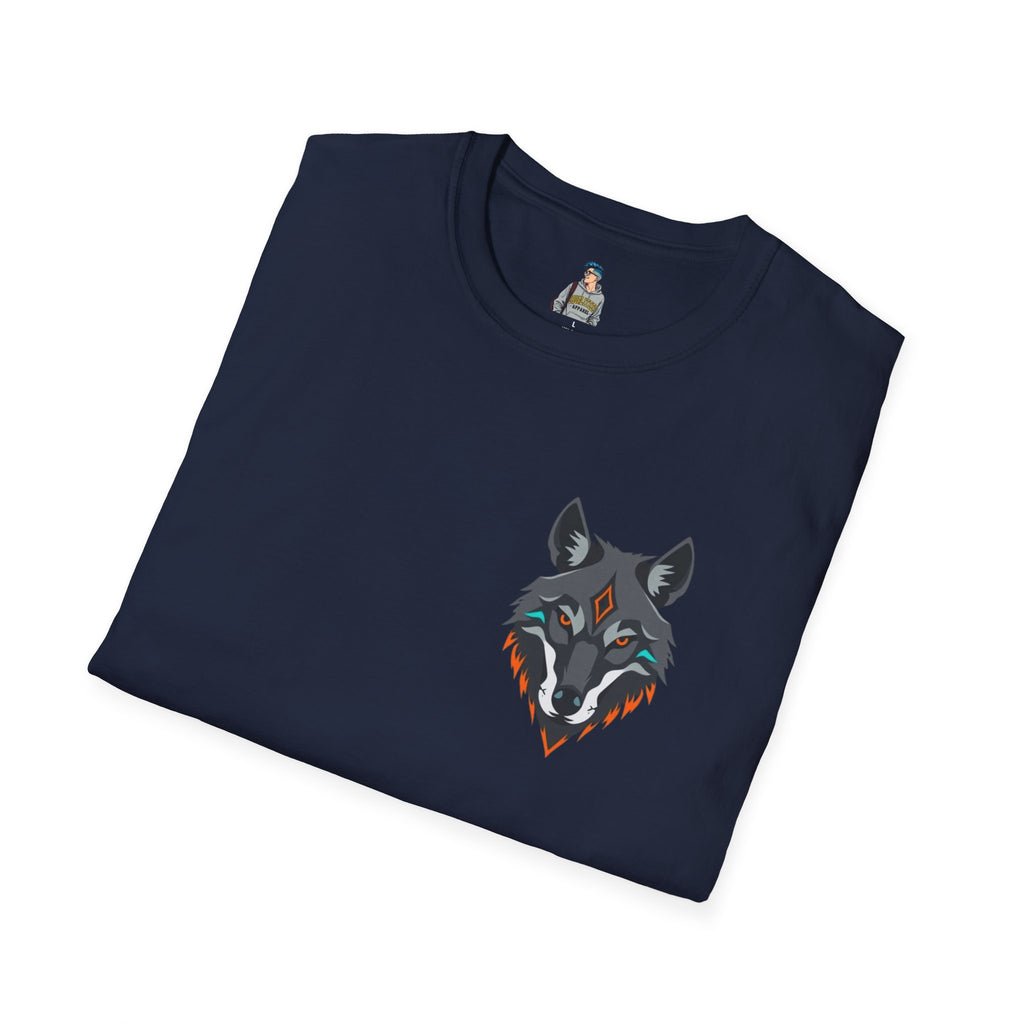 Mystical Wolf Design Unisex Softstyle T-shirt