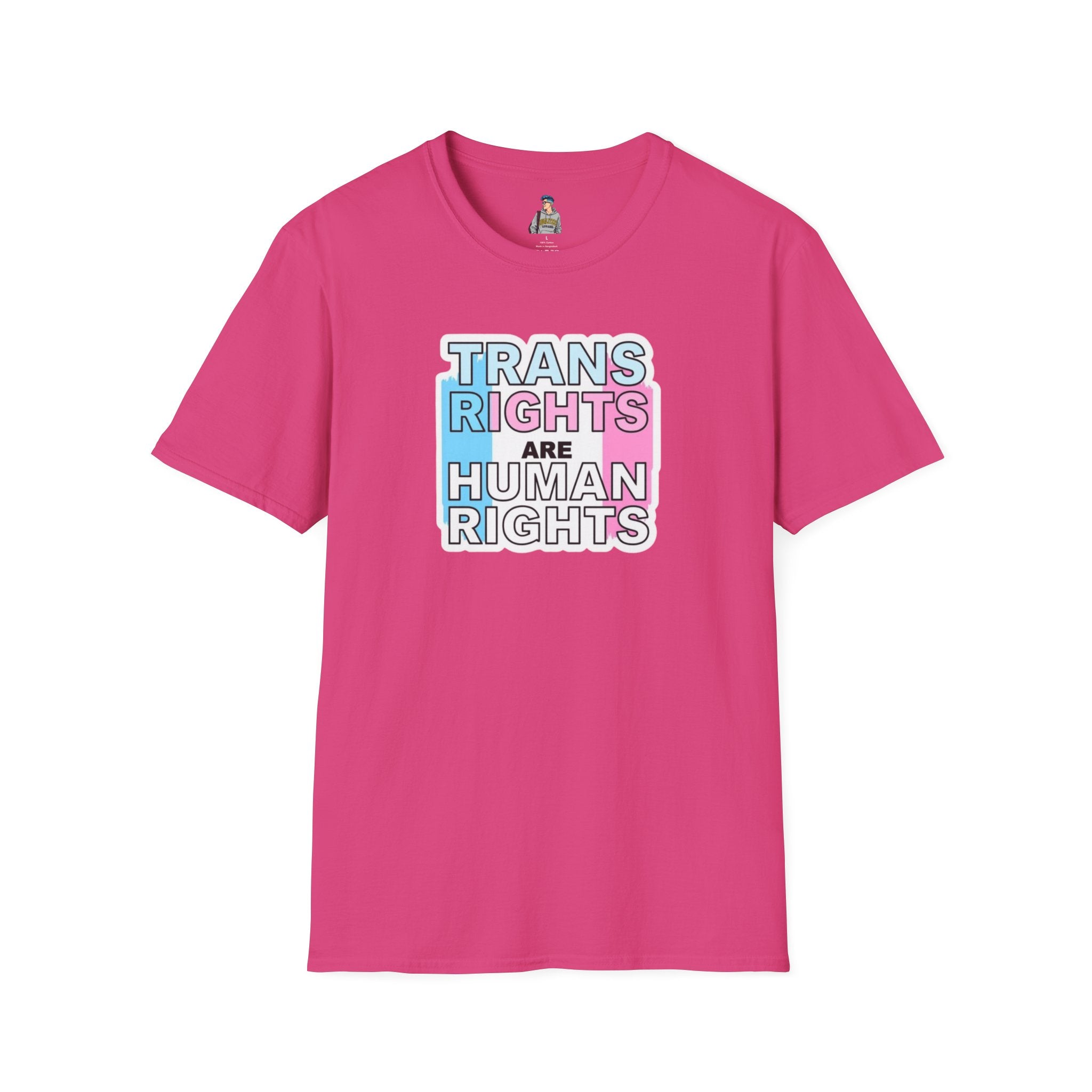 Trans Rights Unisex Softstyle T-Shirt - Support Equality & Trans Rights