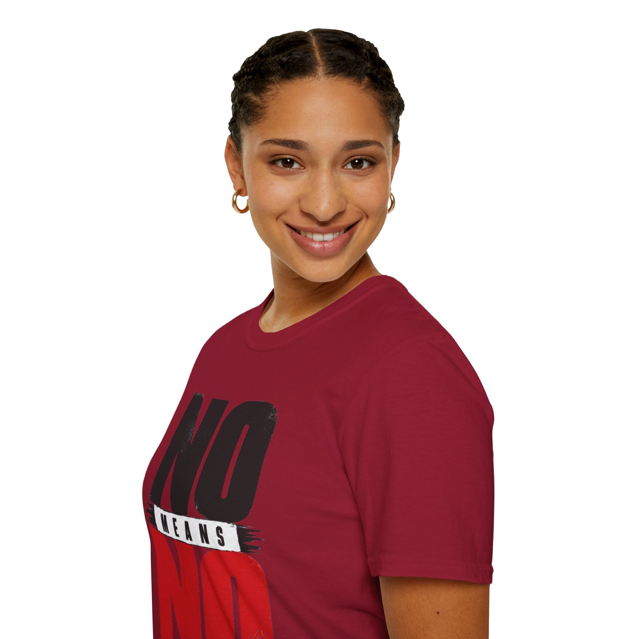 NO Means NO T-Shirt — Consent Awareness Graphic Tee