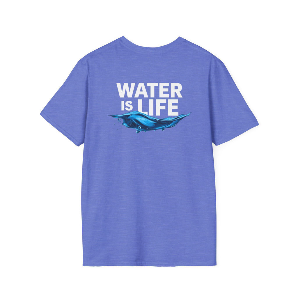 Water is Life Unisex T-Shirt | Eco-Friendly Tee for Environmentalists, Beach Lovers, Awareness Campaigns, Gifting