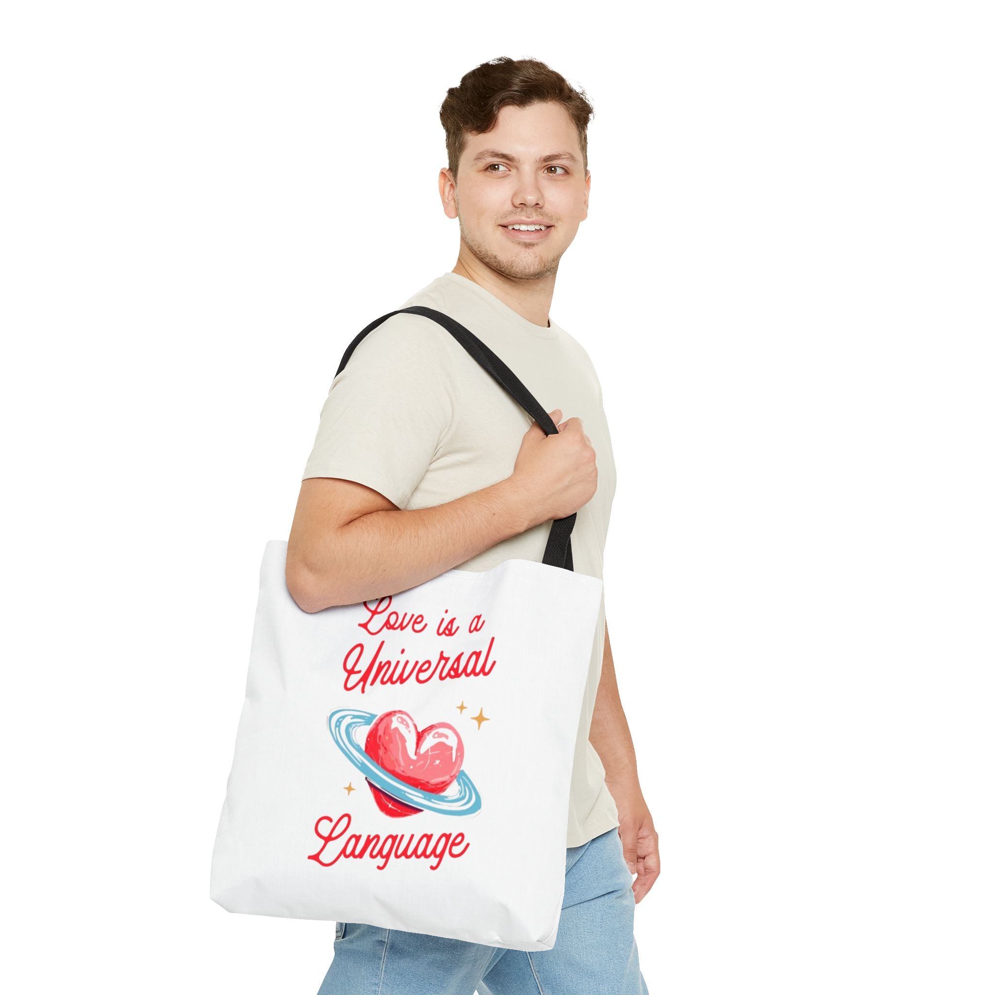 Love is a Universal Language Design - Tote Bag