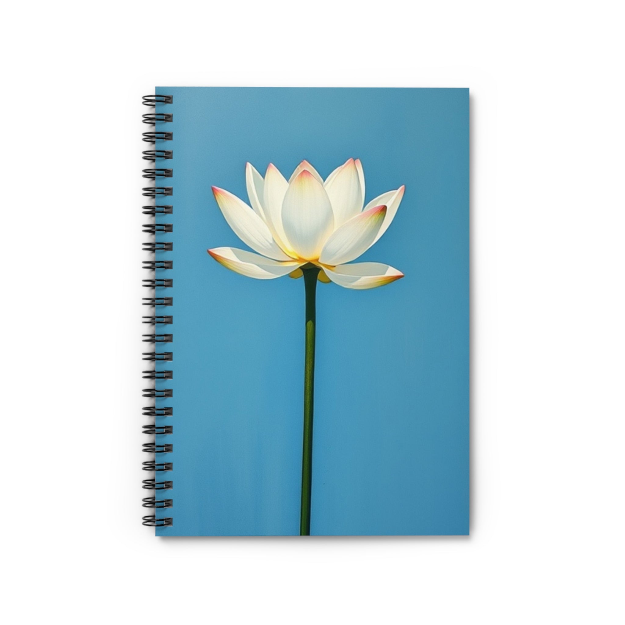 Lotus Blossom Spiral Notebook - Ruled Lined Journal for Inspiration and Creativity