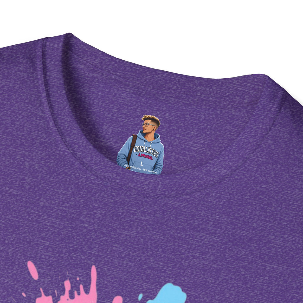 Protect Trans Kids Unisex Softstyle T-Shirt - Supportive LGBTQ+ Apparel