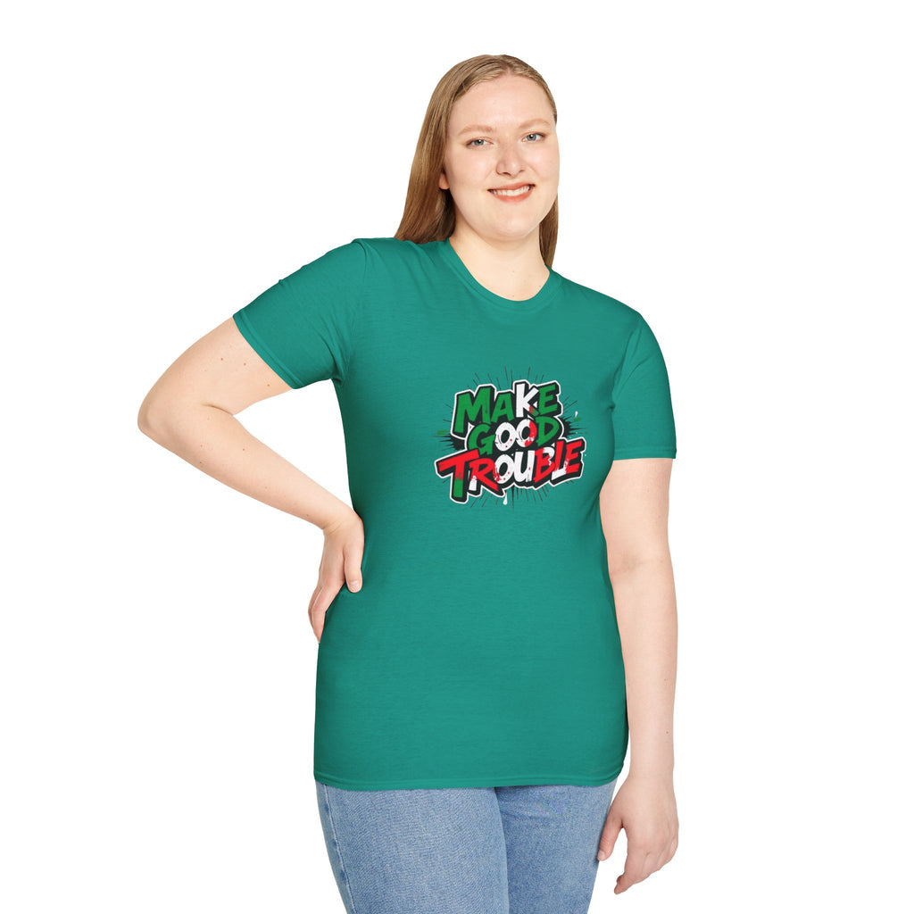 Make Good Trouble T-shirt  Fun Graphic Tee for Activists & Trendsetters
