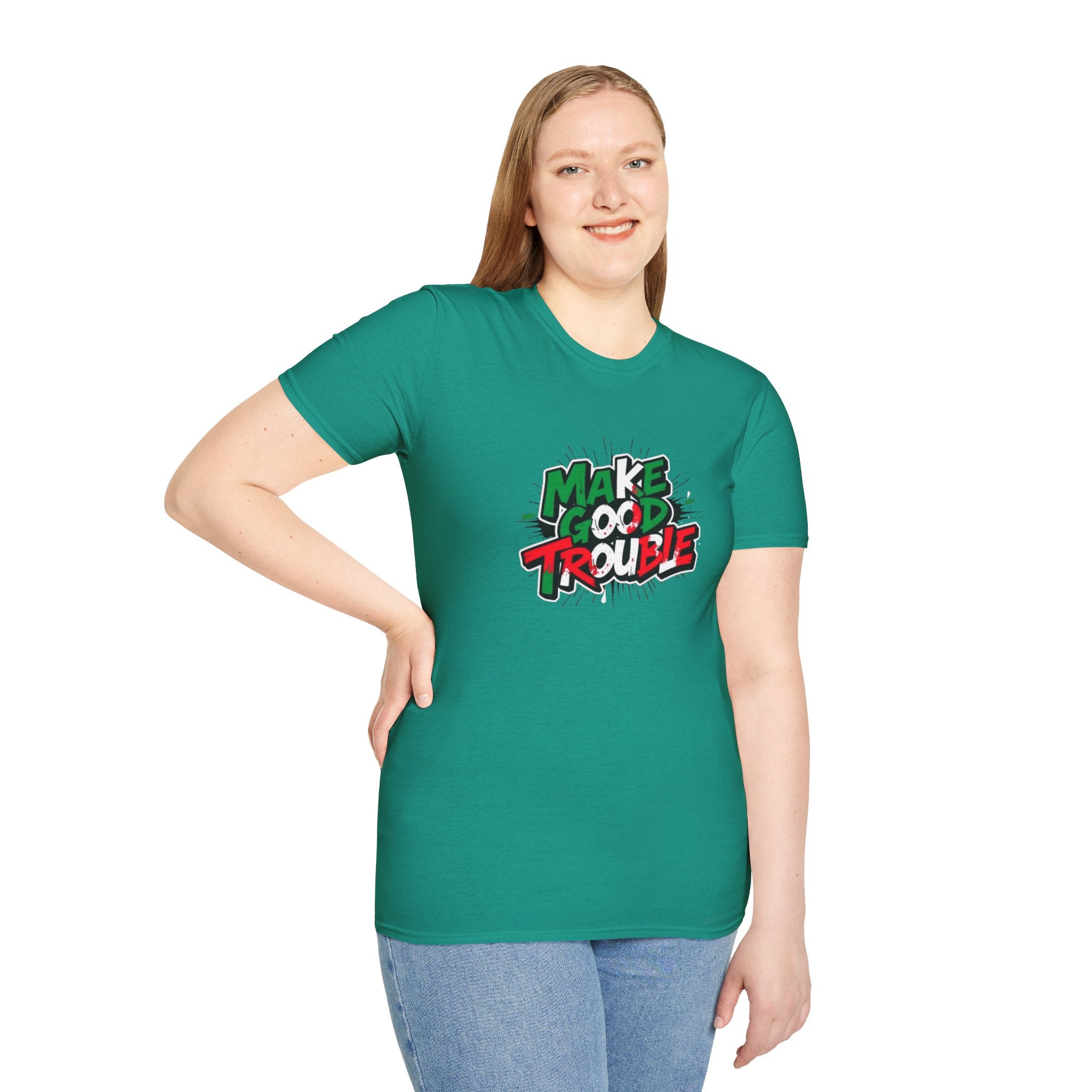 Make Good Trouble T-shirt  Fun Graphic Tee for Activists & Trendsetters