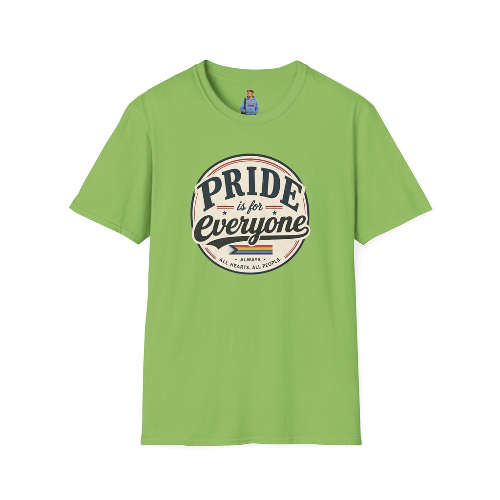 Pride Is for Everyone T-Shirt — Inclusive Retro Pride Tee