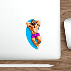 Die-Cut Stickers - Lounging Bear