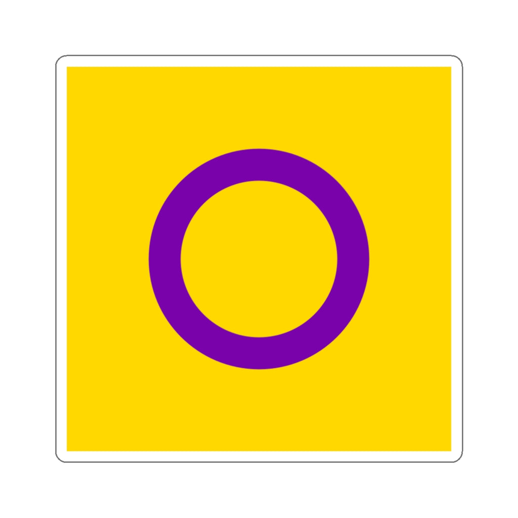Intersex Pride Flag Die-Cut Sticker - EqualiTees.Me