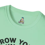 Unisex Softstyle T-Shirt - 'Grow Your Own Way' Floral Design for Queer Pride