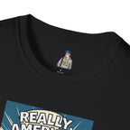 Uncle Sam in disbelief Really, America? Unisex softstyle T-Shirt