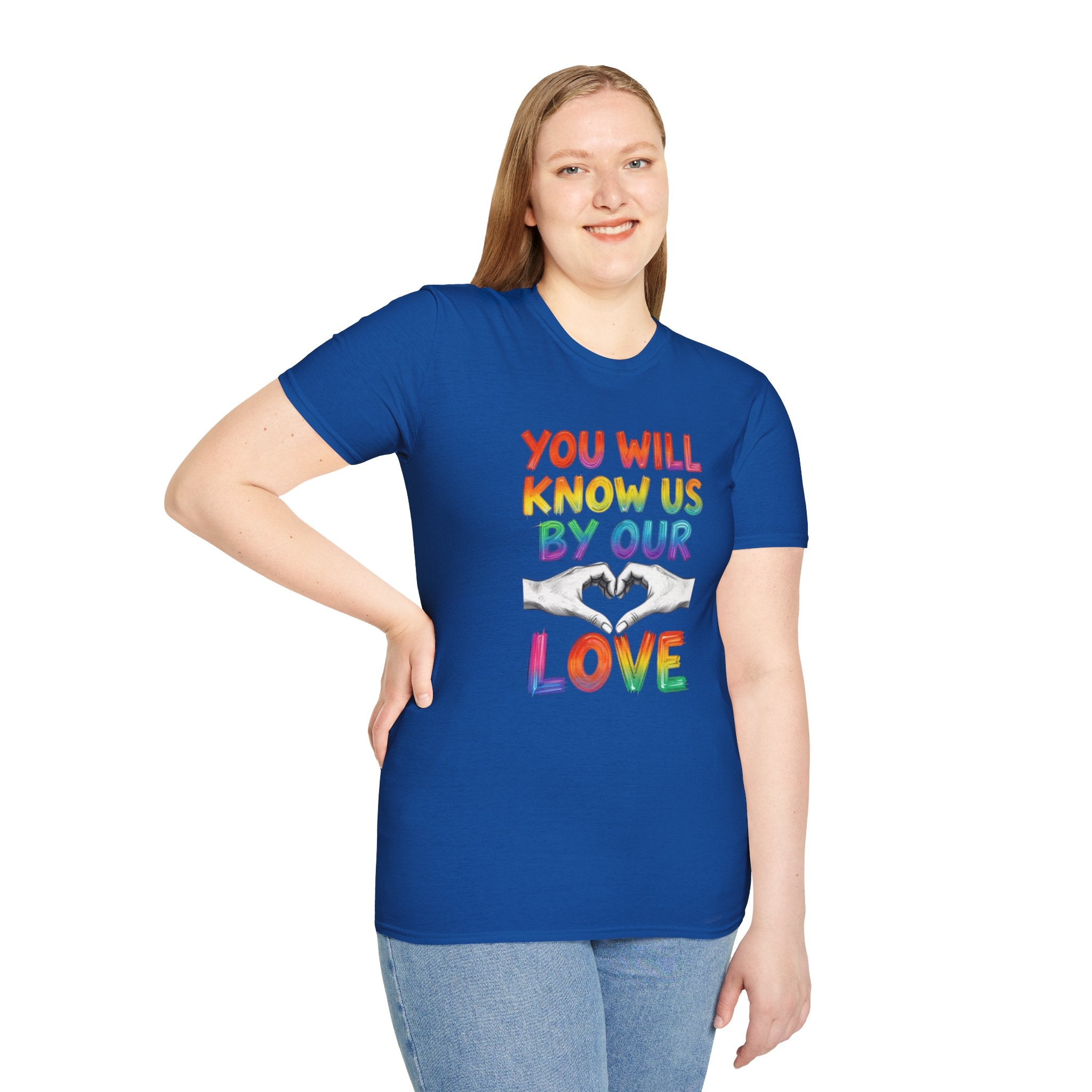 You Will Know Us By Our Love T-Shirt — Queer Inclusion Pride Tee