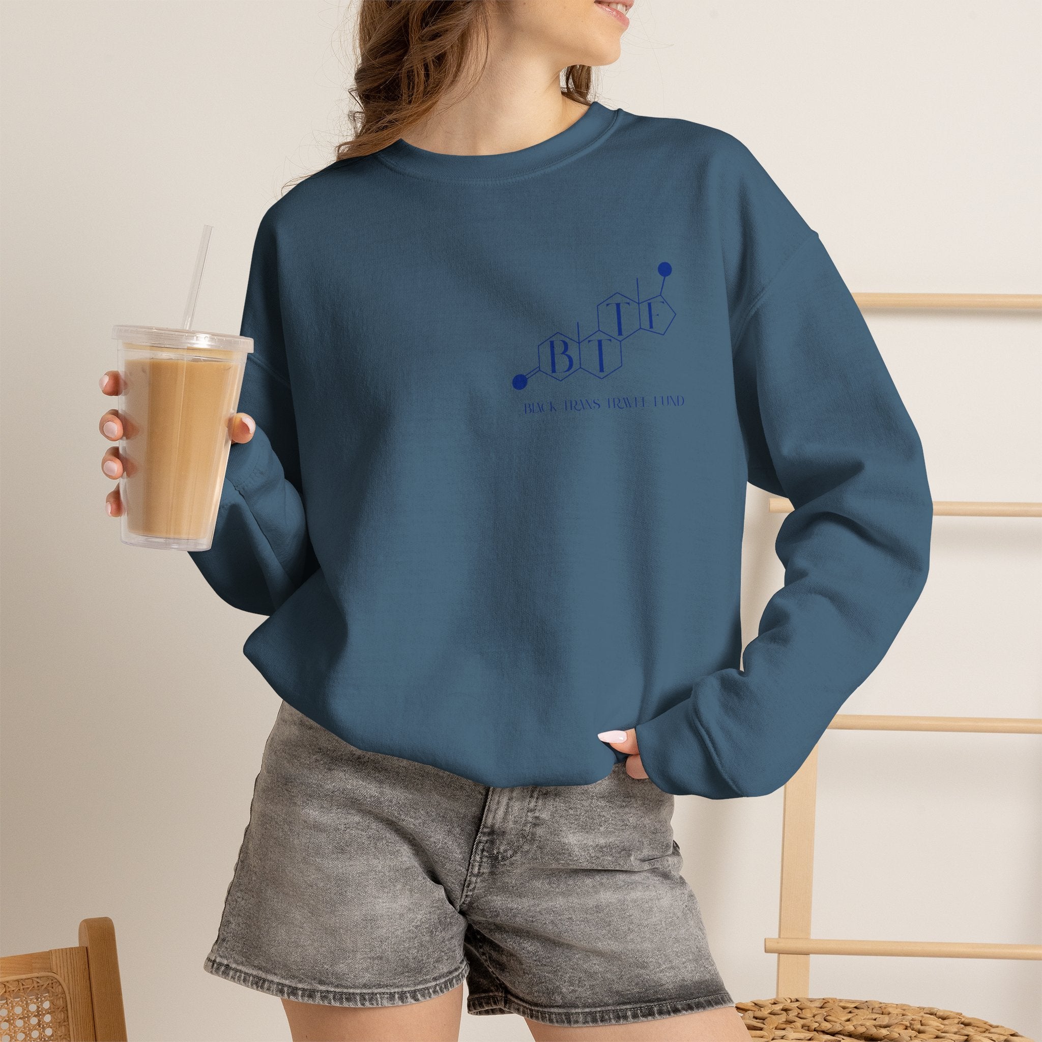 BTTF - Black Trans Travel Fund Unisex Crewneck Sweatshirt
