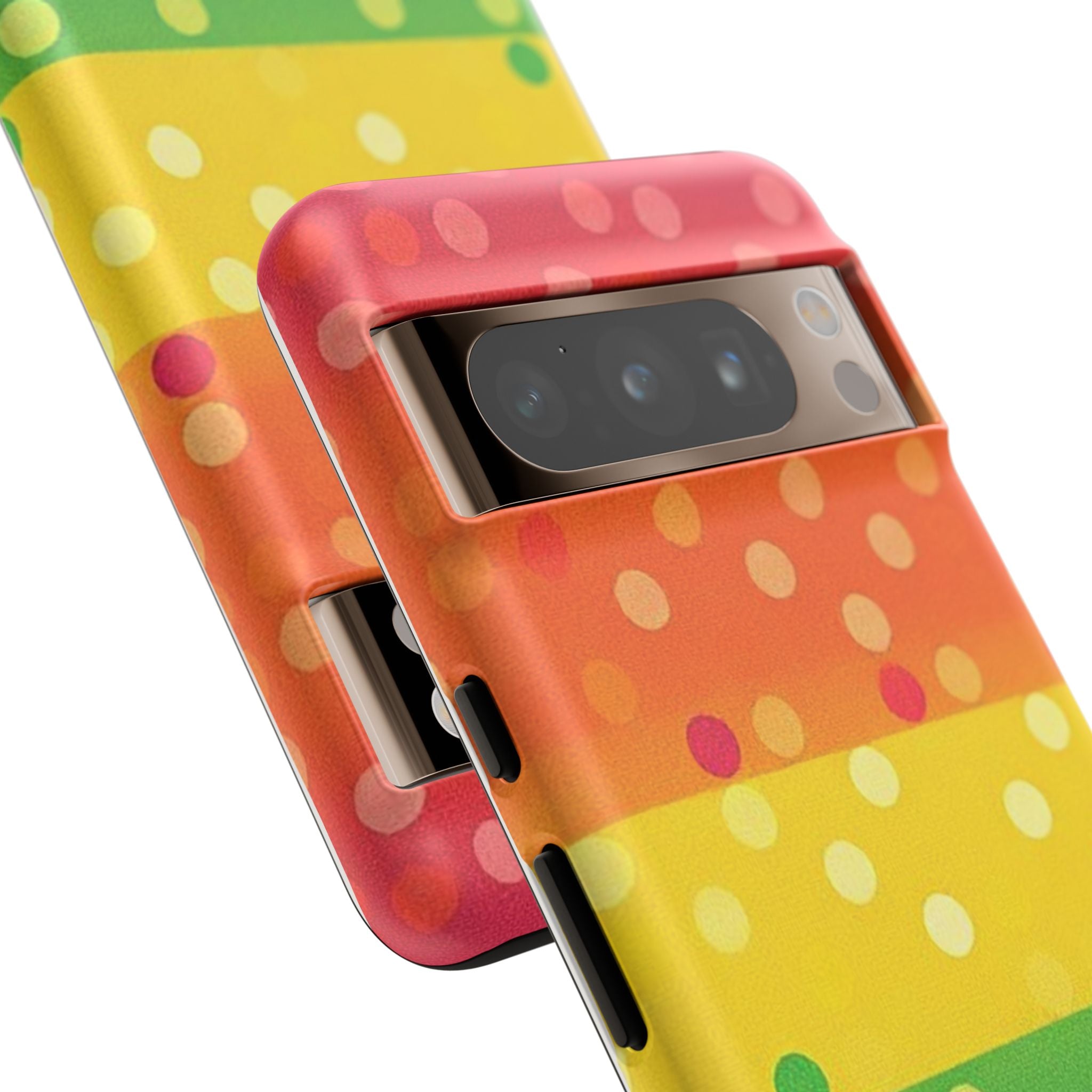 Rainbow Polka-Dot Tough Case for Android