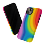 Rainbow Swirl Tough Phone Case for iPhone